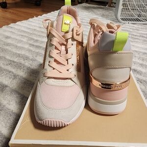 NIB* MICHAEL KORS GEORGIE TRAINER WEDGE SNEAKER